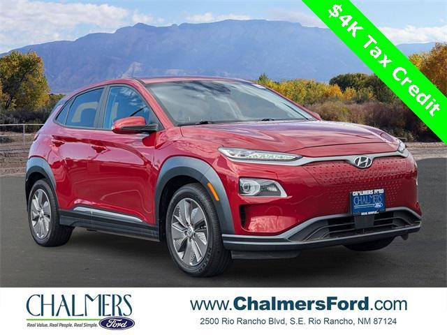 used 2021 Hyundai Kona EV car, priced at $22,610