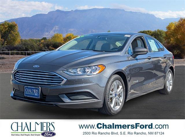 used 2018 Ford Fusion Hybrid car, priced at $17,985