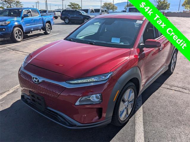 used 2021 Hyundai Kona EV car, priced at $22,144