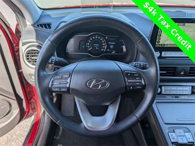 used 2021 Hyundai Kona EV car, priced at $22,144