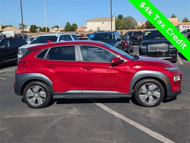 used 2021 Hyundai Kona EV car, priced at $22,144