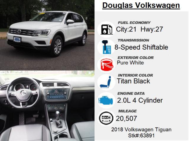 used 2018 Volkswagen Tiguan car, priced at $13,878