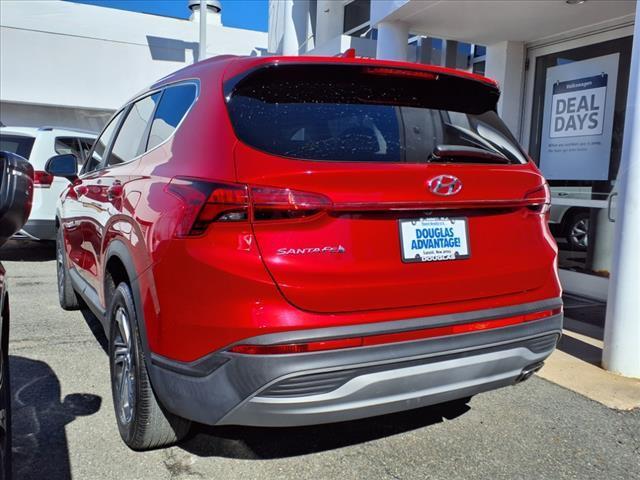 used 2021 Hyundai Santa Fe car, priced at $24,345