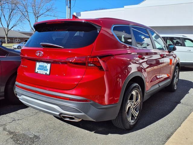 used 2021 Hyundai Santa Fe car, priced at $24,345