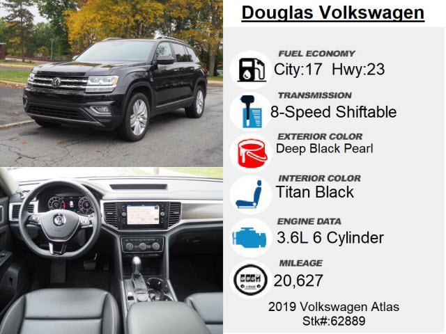 used 2019 Volkswagen Atlas car, priced at $25,638