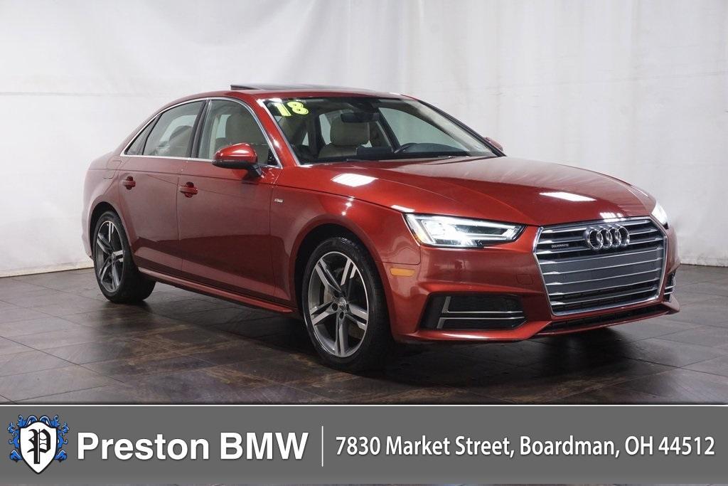 used 2018 Audi A4 car, priced at $20,559