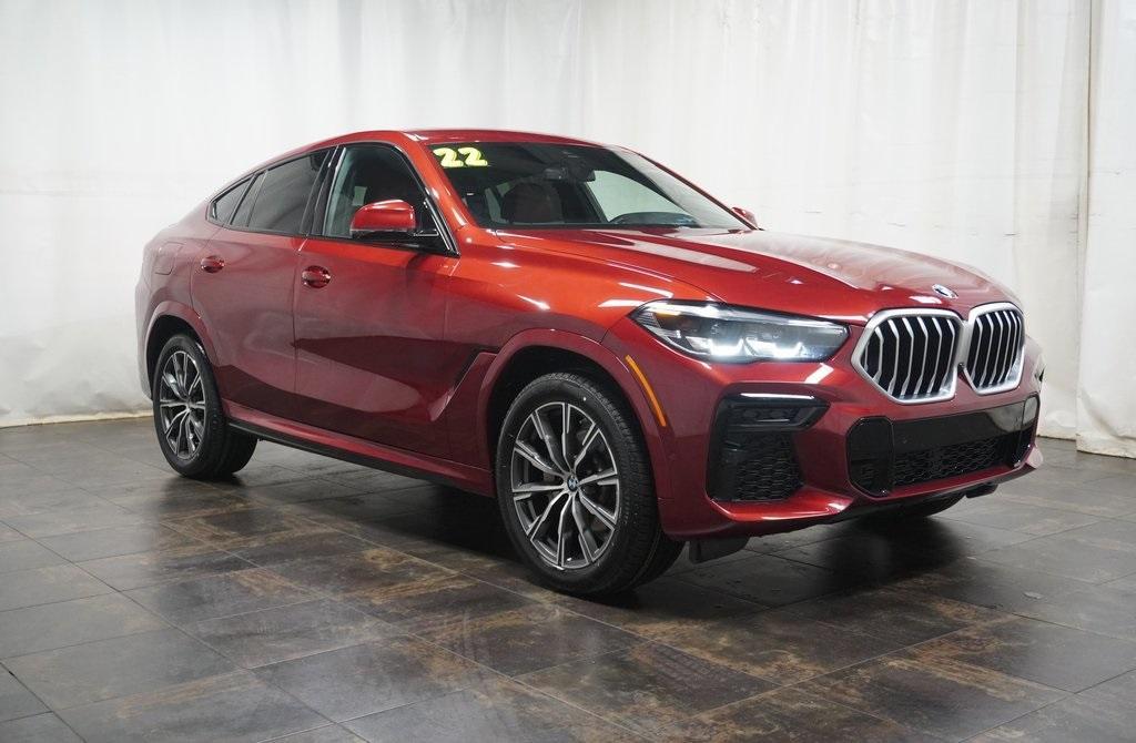 used 2022 BMW X6 car, priced at $60,265