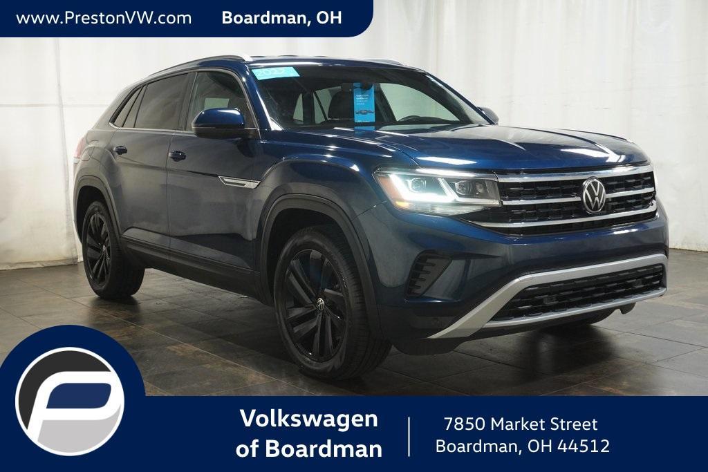 used 2022 Volkswagen Atlas Cross Sport car, priced at $29,789