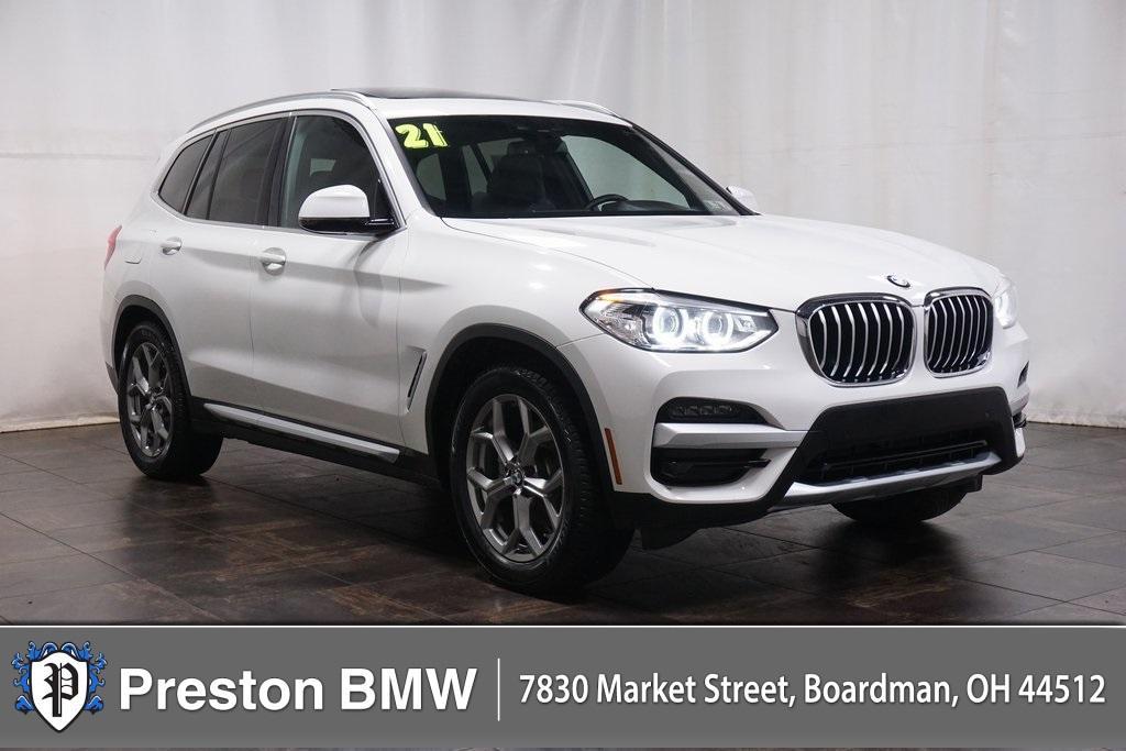 used 2021 BMW X3 car, priced at $23,177