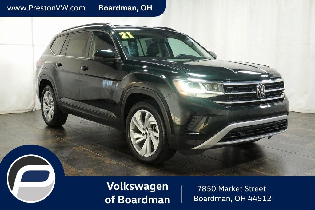 used 2021 Volkswagen Atlas car, priced at $24,990
