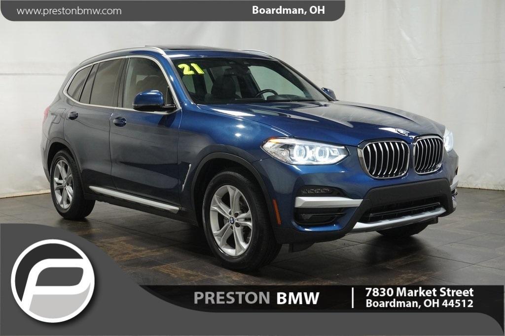 used 2021 BMW X3 car, priced at $27,999