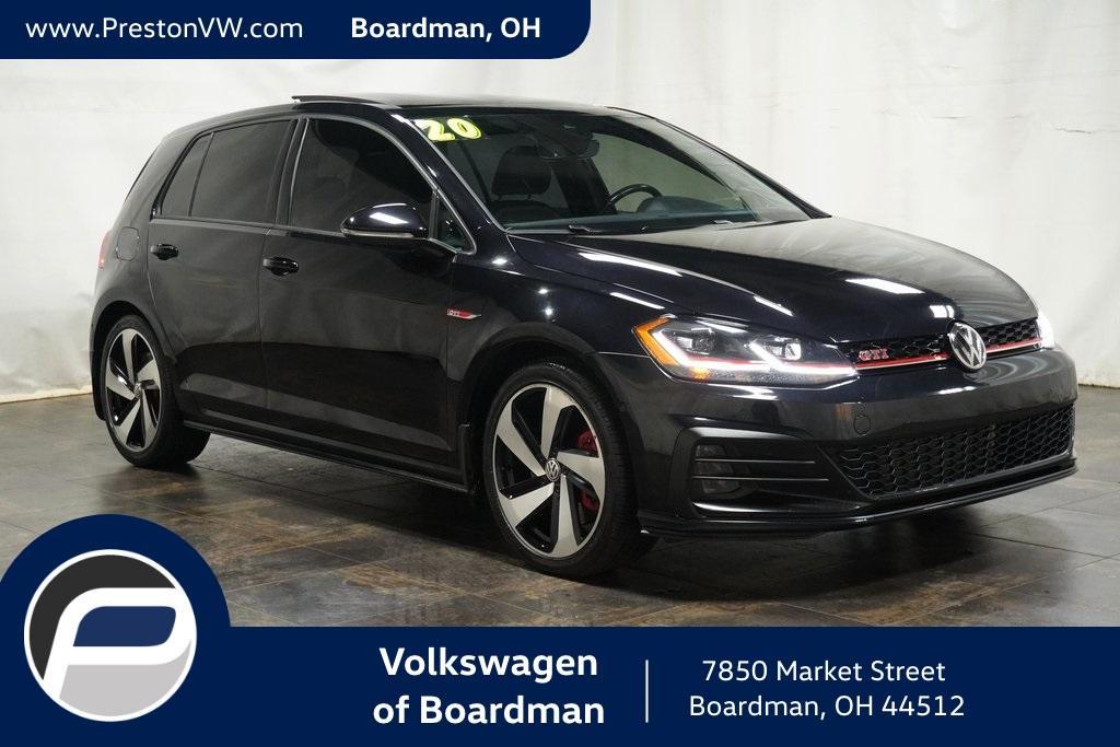 used 2020 Volkswagen Golf GTI car, priced at $21,667