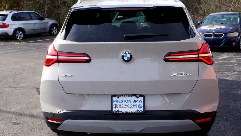 new 2025 BMW X3 car, priced at $55,680