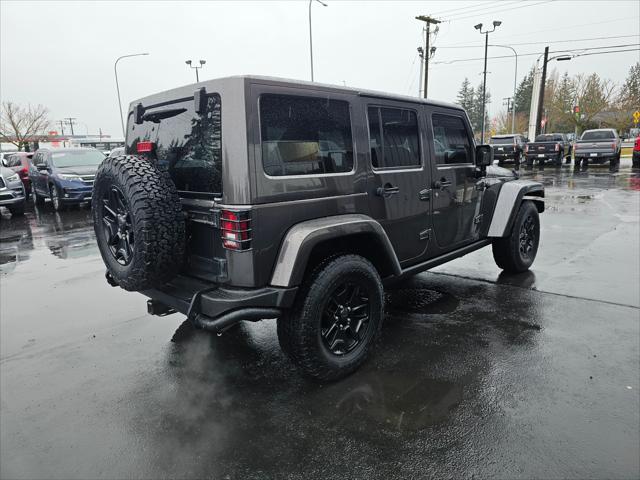 used 2016 Jeep Wrangler Unlimited car, priced at $21,850