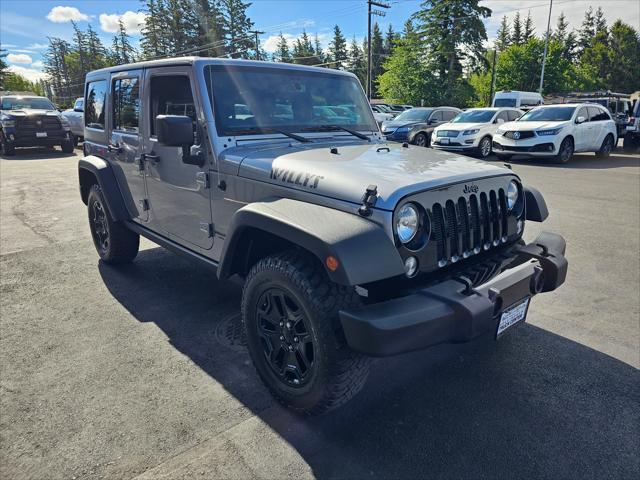 used 2016 Jeep Wrangler Unlimited car, priced at $21,850