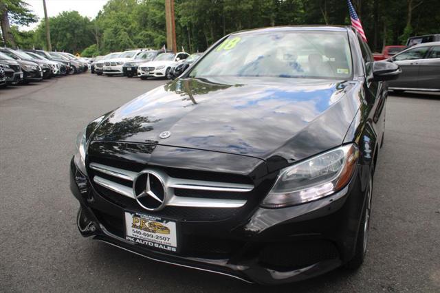 used 2018 Mercedes-Benz C-Class car, priced at $17,995