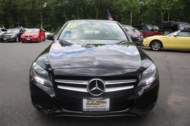 used 2018 Mercedes-Benz C-Class car, priced at $17,995