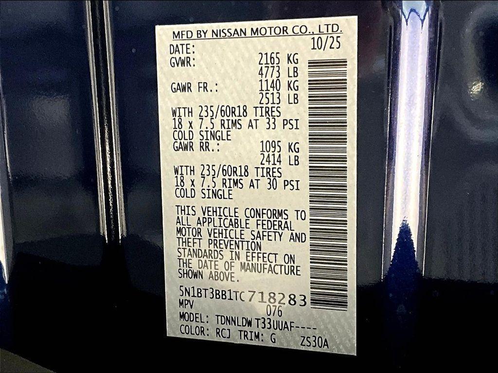 new 2026 Nissan Rogue car, priced at $30,563