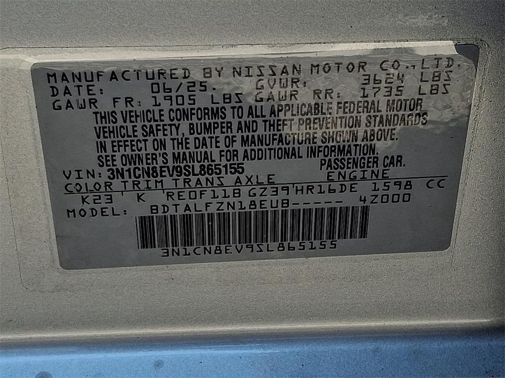 new 2025 Nissan Versa car, priced at $21,940
