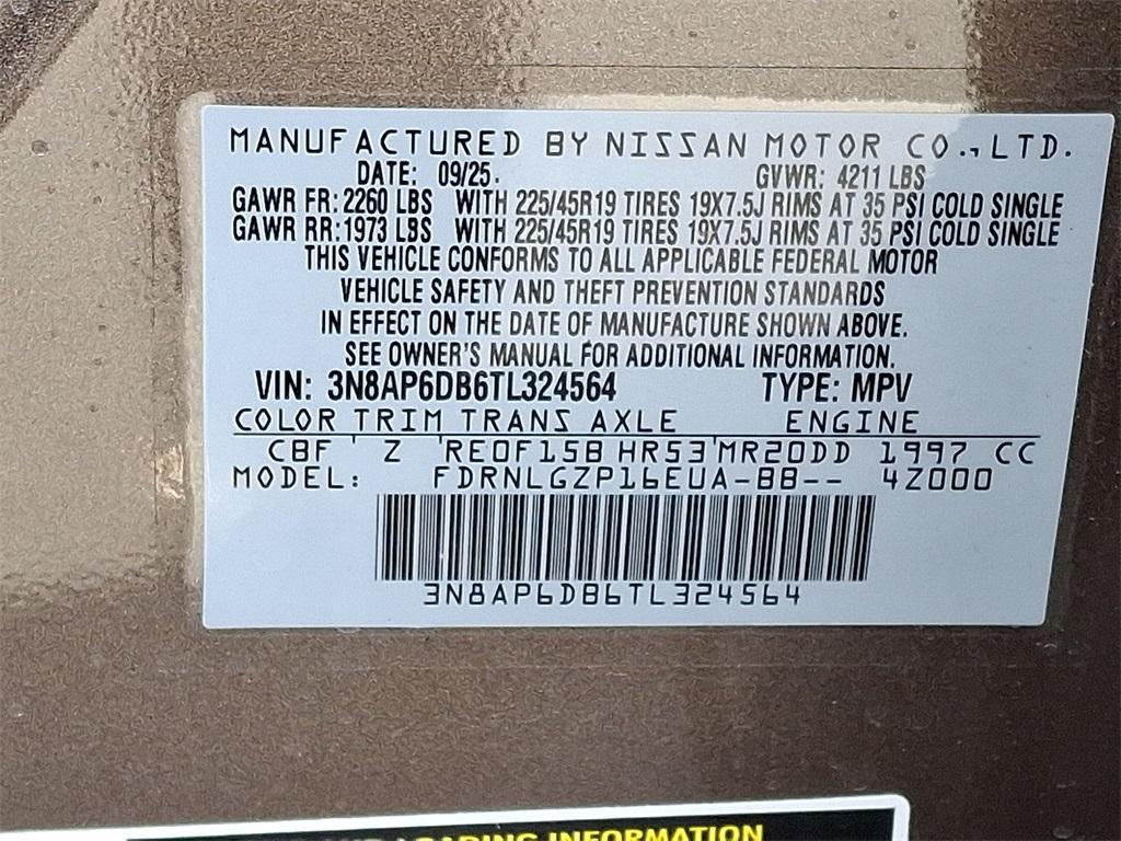 new 2026 Nissan Kicks car, priced at $29,489