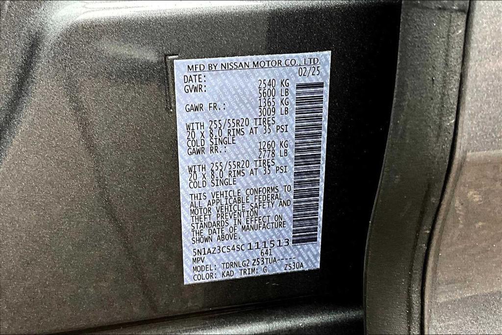 new 2025 Nissan Murano car, priced at $46,411