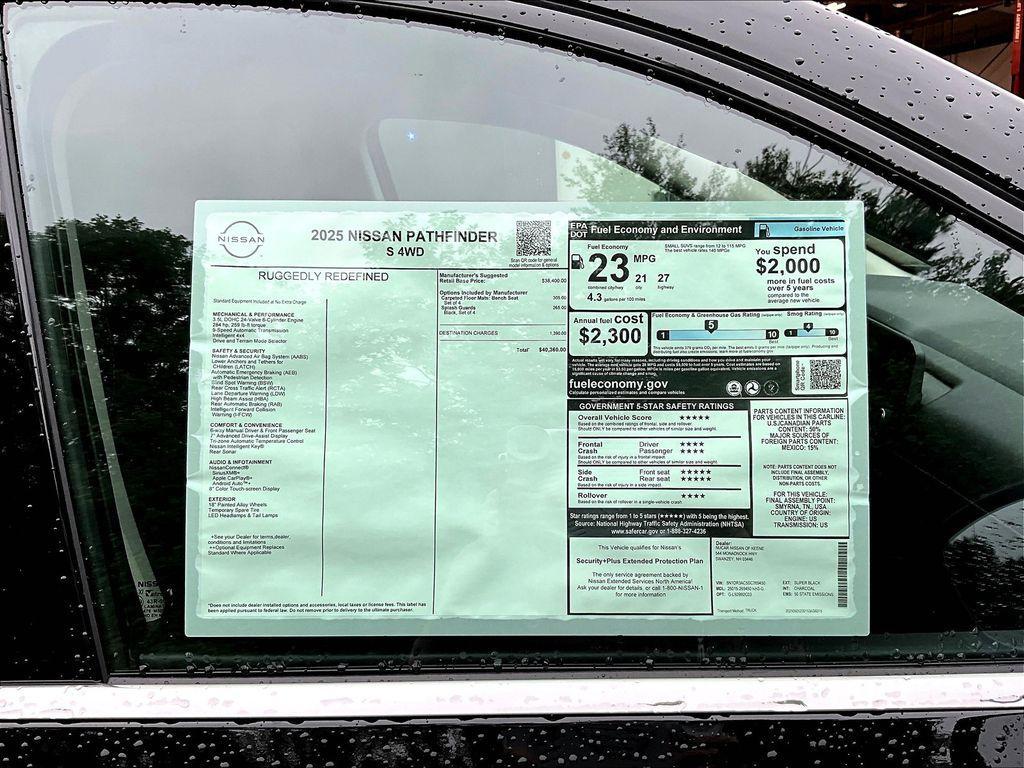 new 2025 Nissan Pathfinder car, priced at $32,913