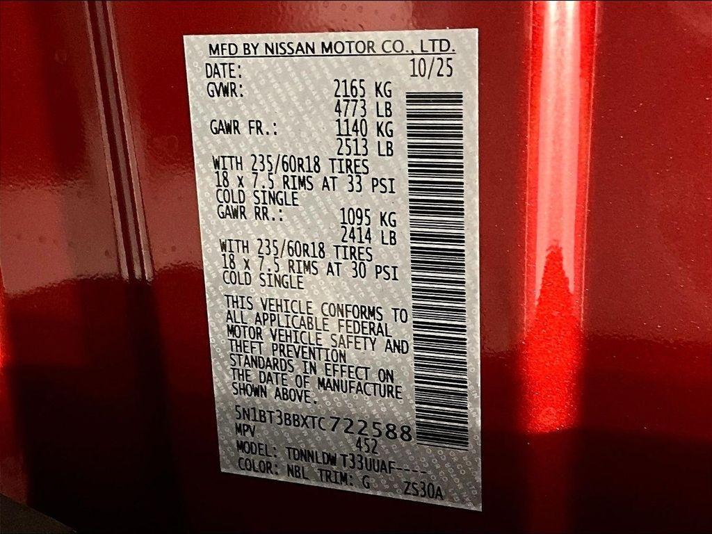 new 2026 Nissan Rogue car, priced at $31,821