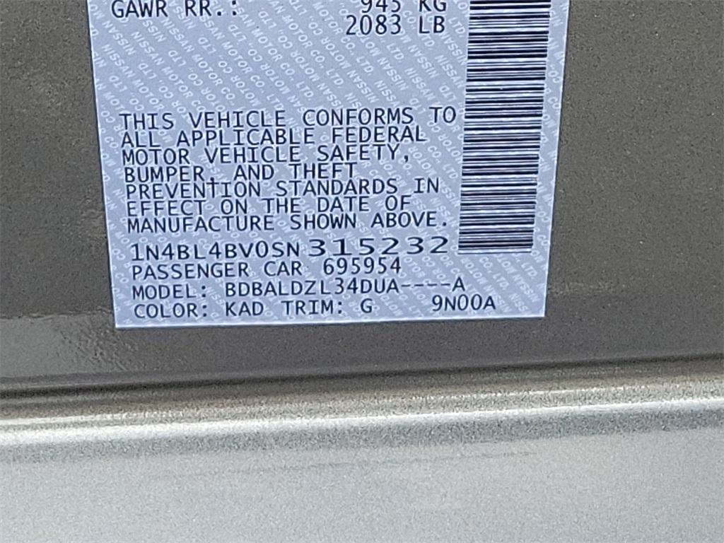 new 2025 Nissan Altima car, priced at $26,894