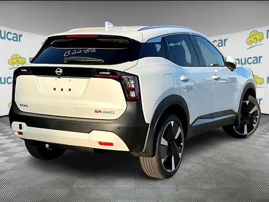 new 2025 Nissan Kicks car, priced at $30,210
