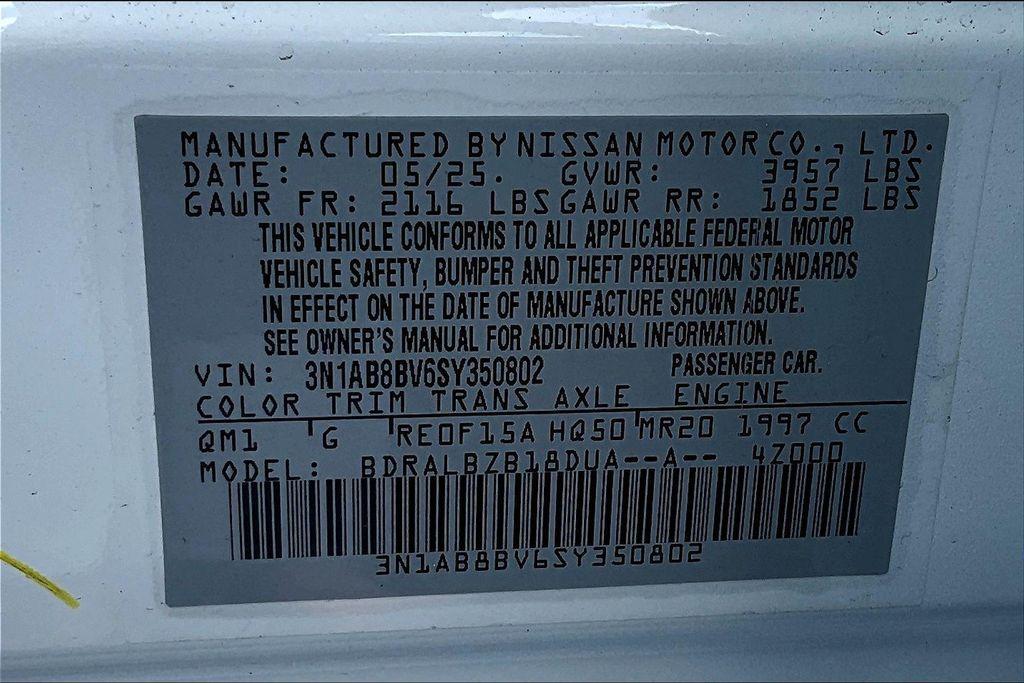 new 2025 Nissan Sentra car, priced at $22,635