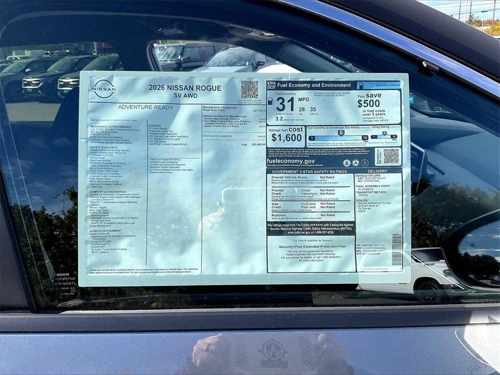 new 2026 Nissan Rogue car, priced at $30,632