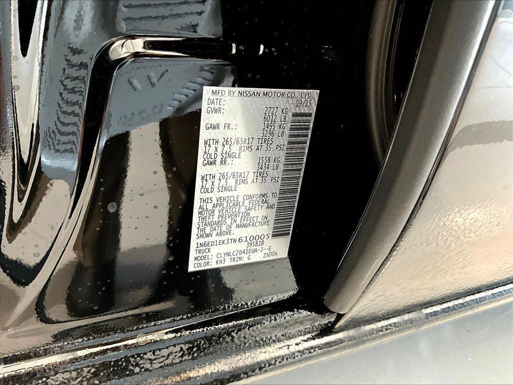 new 2026 Nissan Frontier car, priced at $40,648