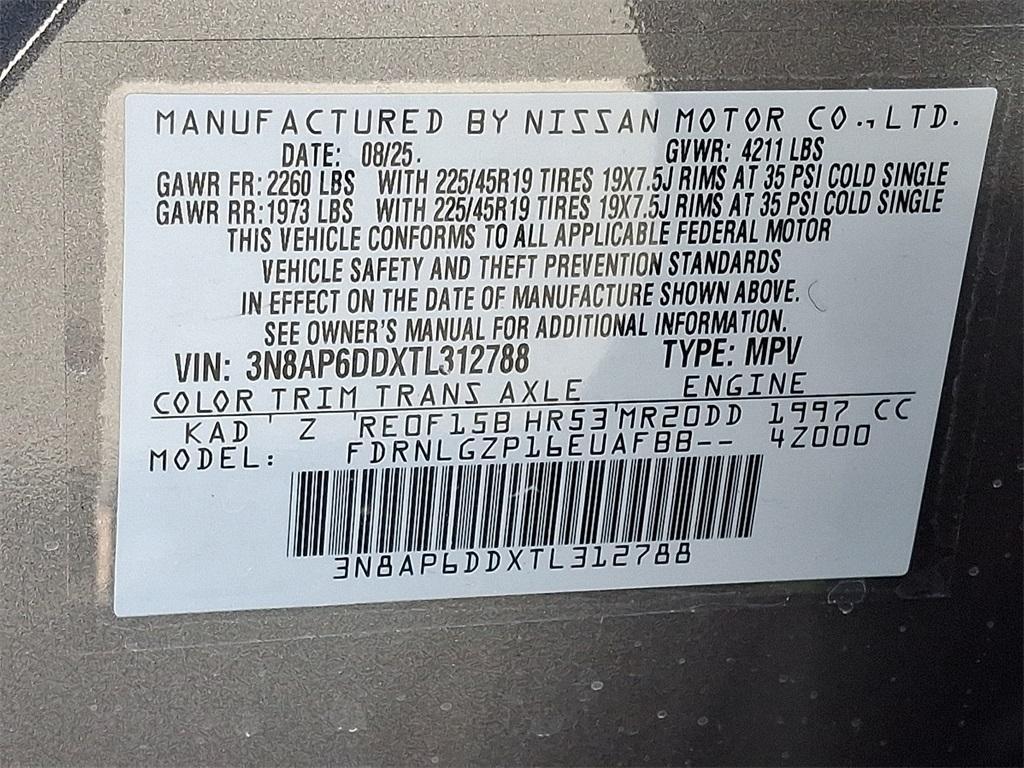 new 2026 Nissan Kicks car, priced at $30,930