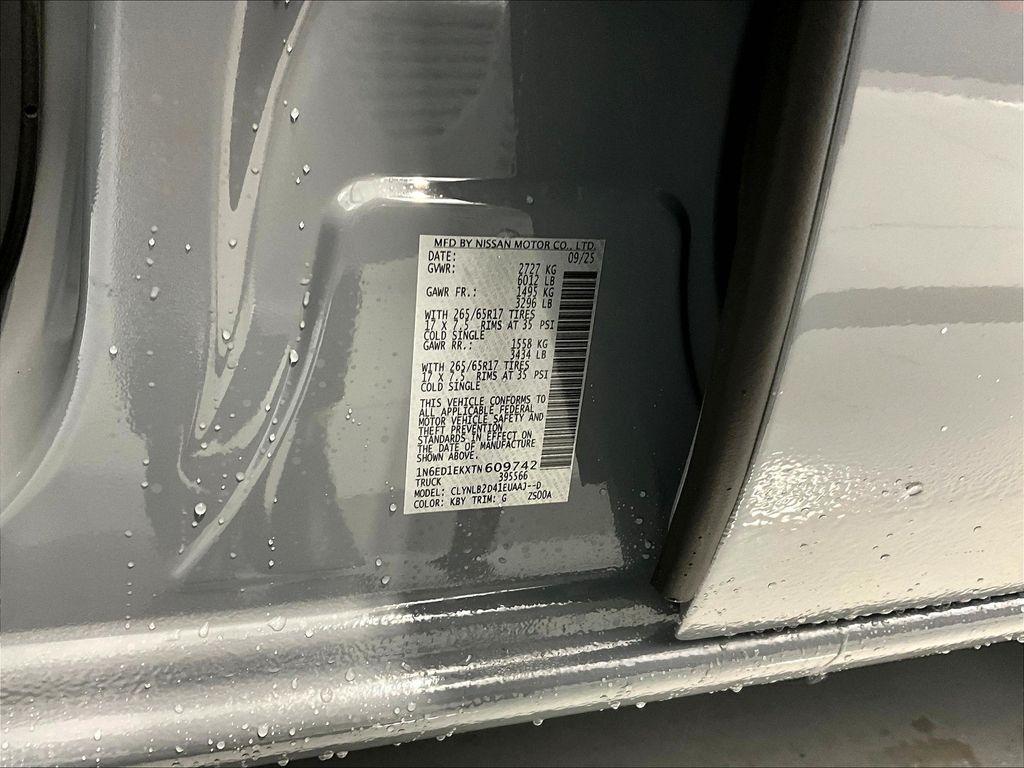 new 2026 Nissan Frontier car, priced at $40,841