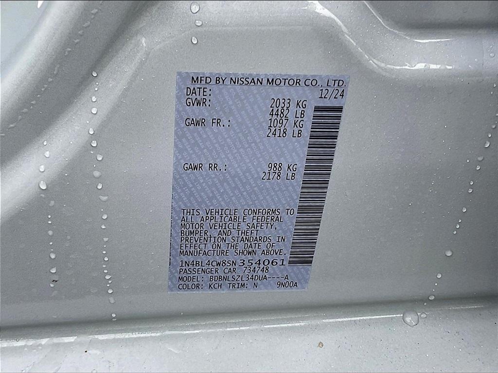 new 2025 Nissan Altima car, priced at $29,892