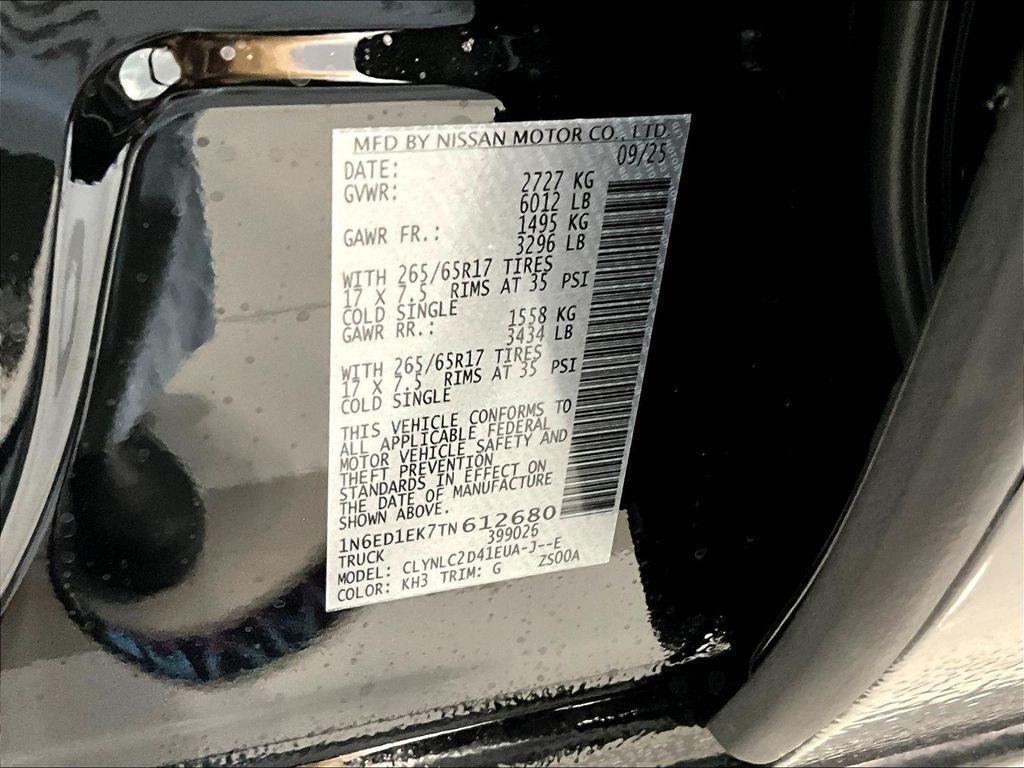 new 2026 Nissan Frontier car, priced at $40,648