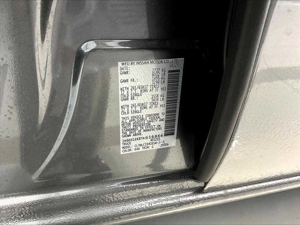 new 2026 Nissan Frontier car, priced at $40,648