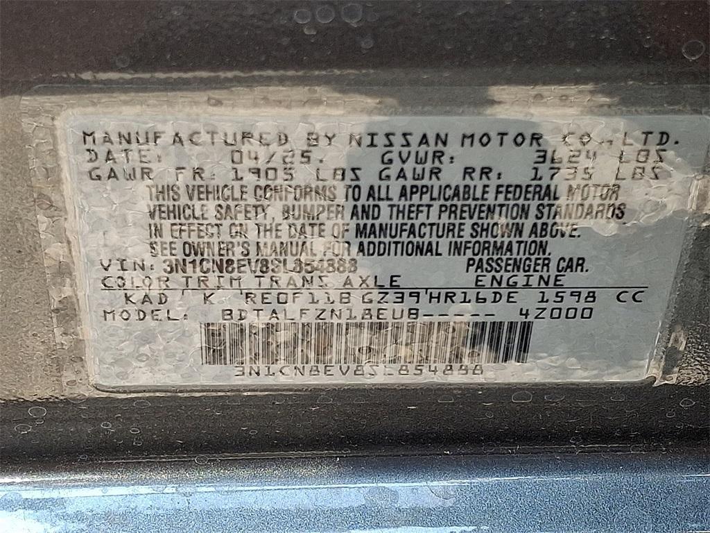 new 2025 Nissan Versa car, priced at $22,019