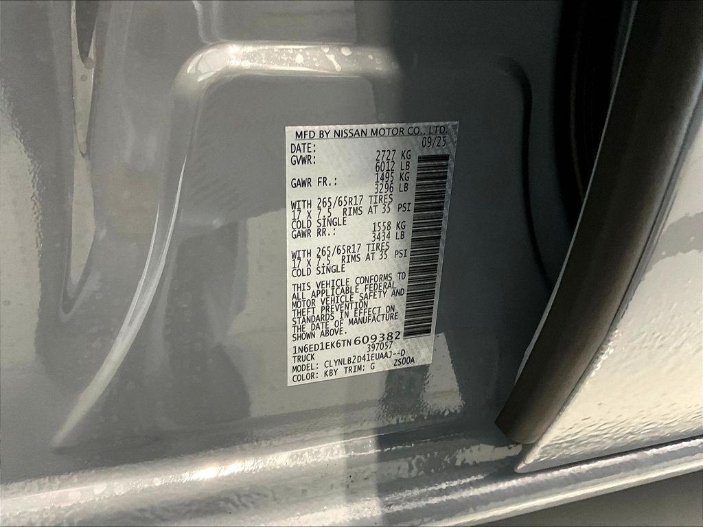 new 2026 Nissan Frontier car, priced at $40,402