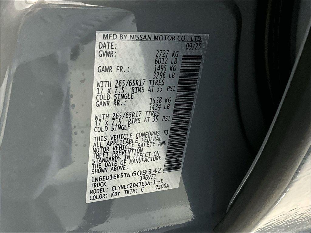 new 2026 Nissan Frontier car, priced at $41,048