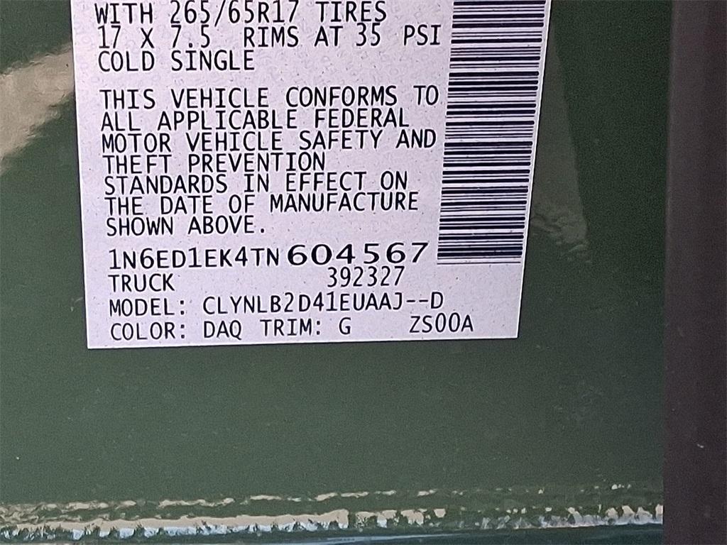 new 2026 Nissan Frontier car, priced at $40,762