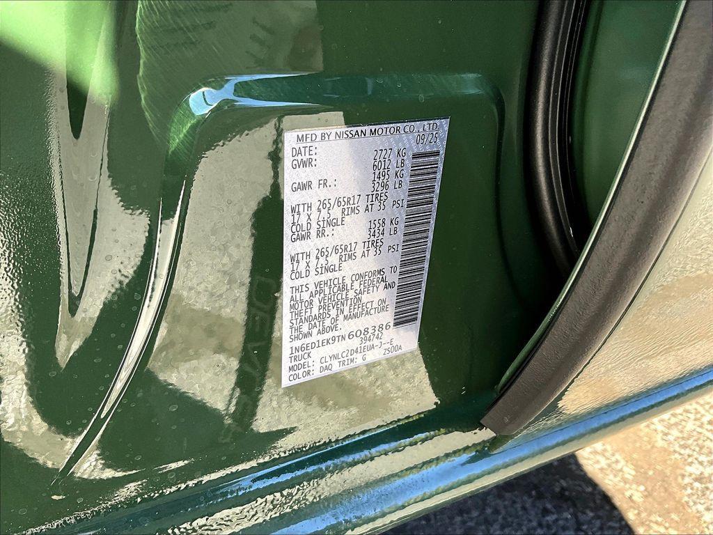 new 2026 Nissan Frontier car, priced at $41,048