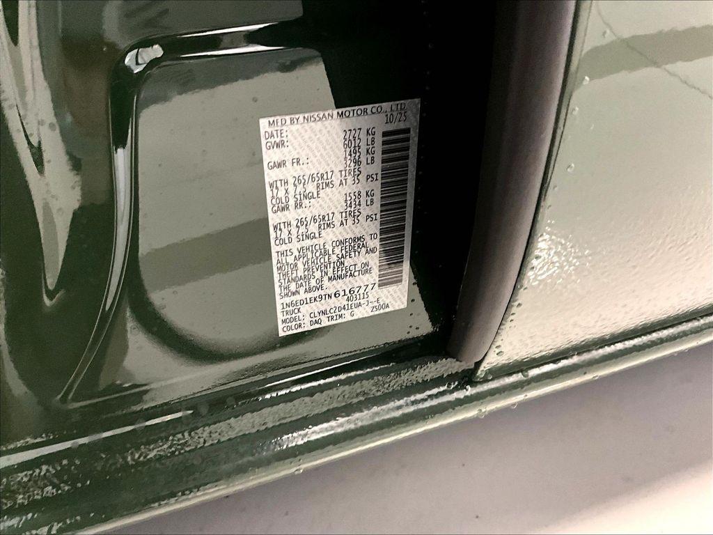 new 2026 Nissan Frontier car, priced at $41,048