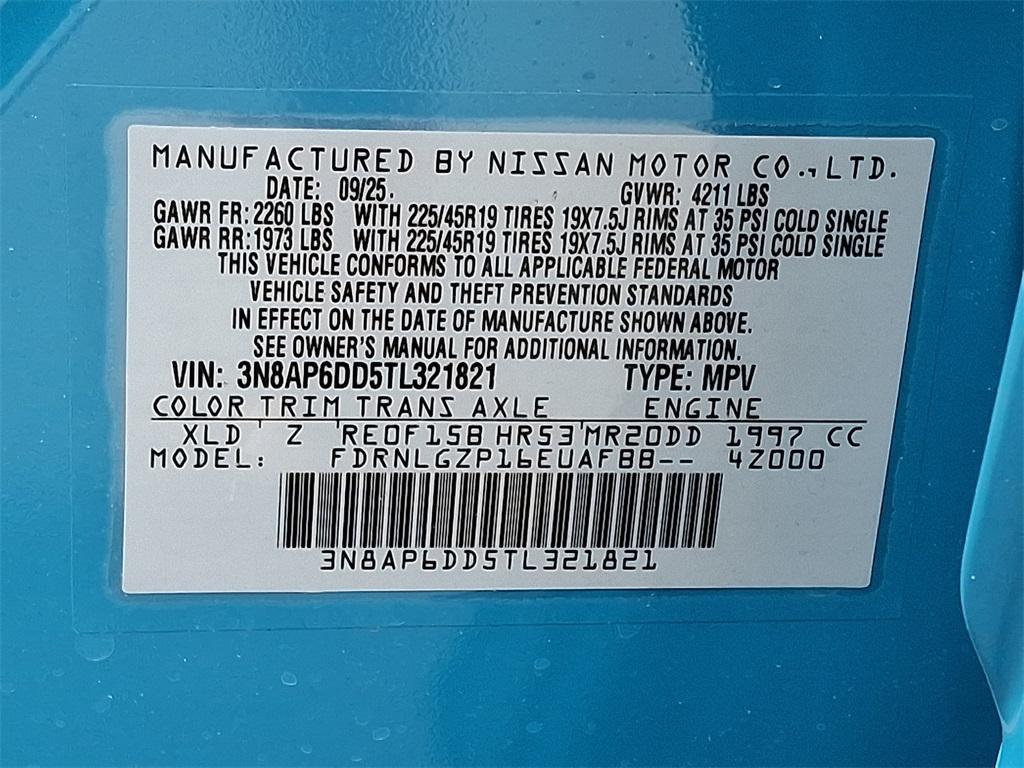 new 2026 Nissan Kicks car, priced at $31,651