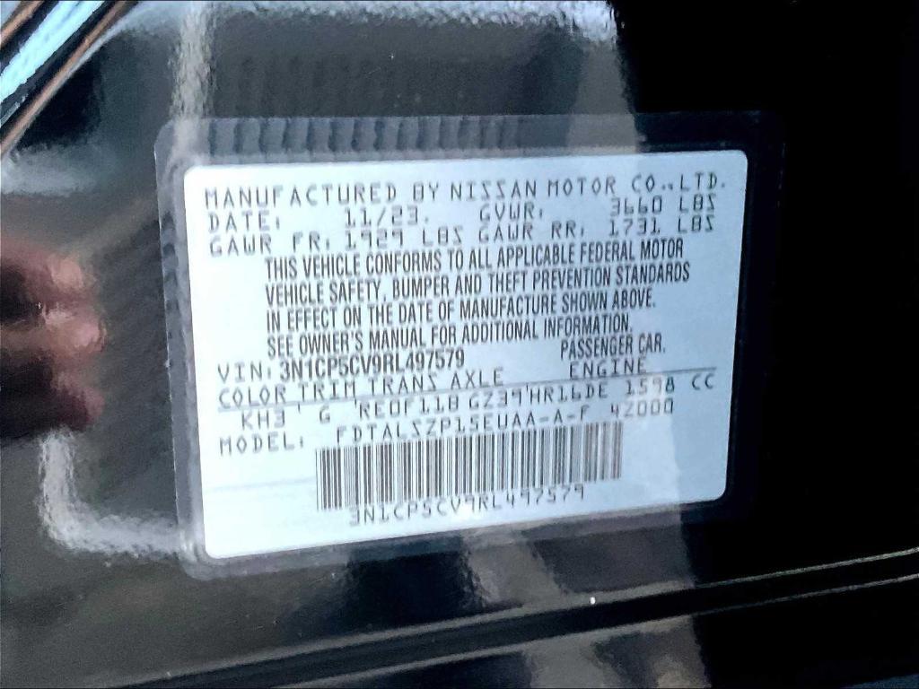 new 2024 Nissan Kicks car, priced at $24,470