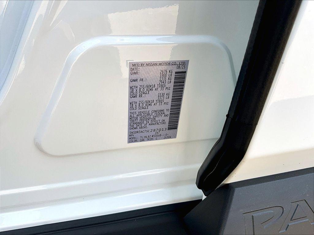 new 2025 Nissan Pathfinder car, priced at $33,018