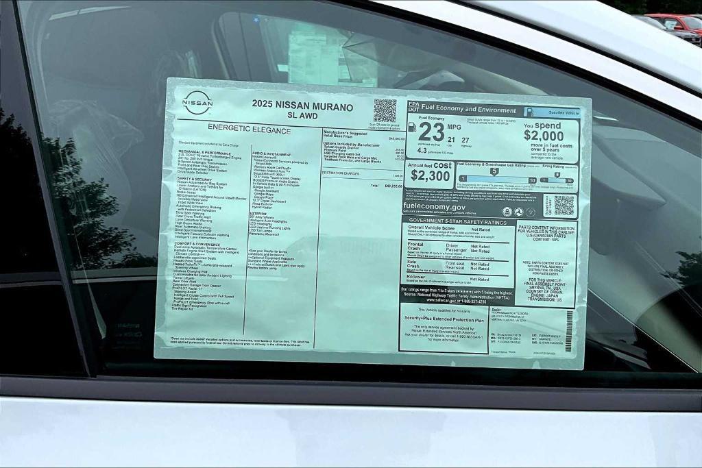 new 2025 Nissan Murano car, priced at $46,894