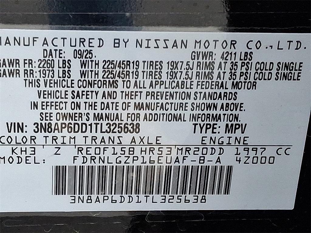 new 2026 Nissan Kicks car, priced at $31,291