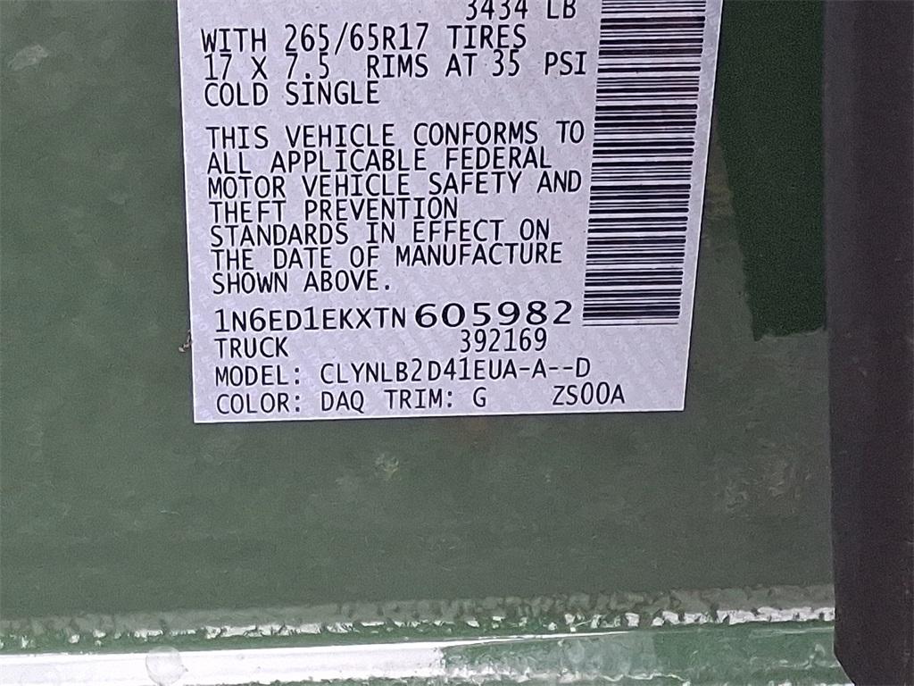 new 2026 Nissan Frontier car, priced at $40,006