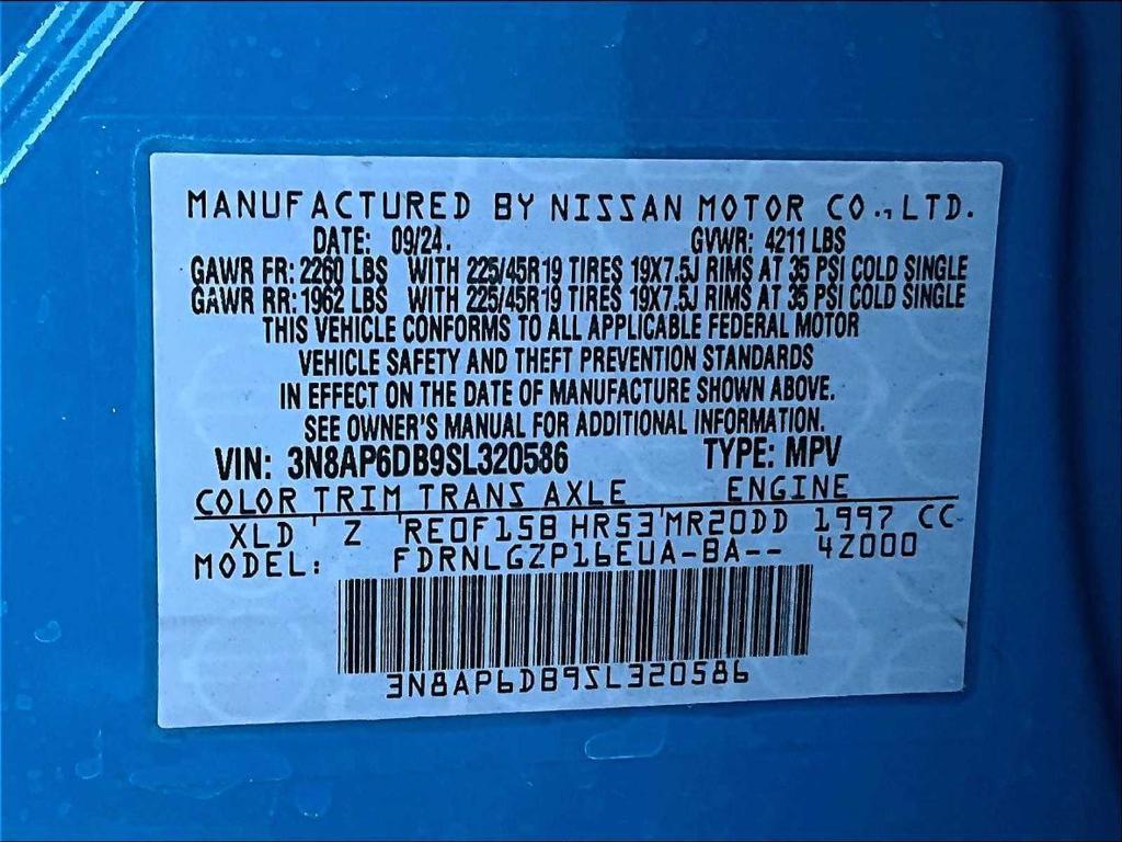 new 2025 Nissan Kicks car, priced at $29,664